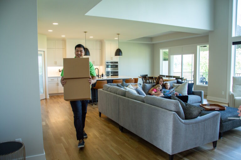 You Move Me mover with family on couch